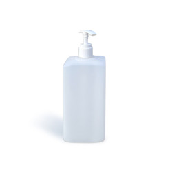 Dozownik Łokciowy Antyvirus wiszący, stal nierdzewna + butelka 1000ml