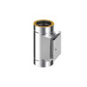 Trójnik wyczystkowy dwuścienny INOX 1,0mm