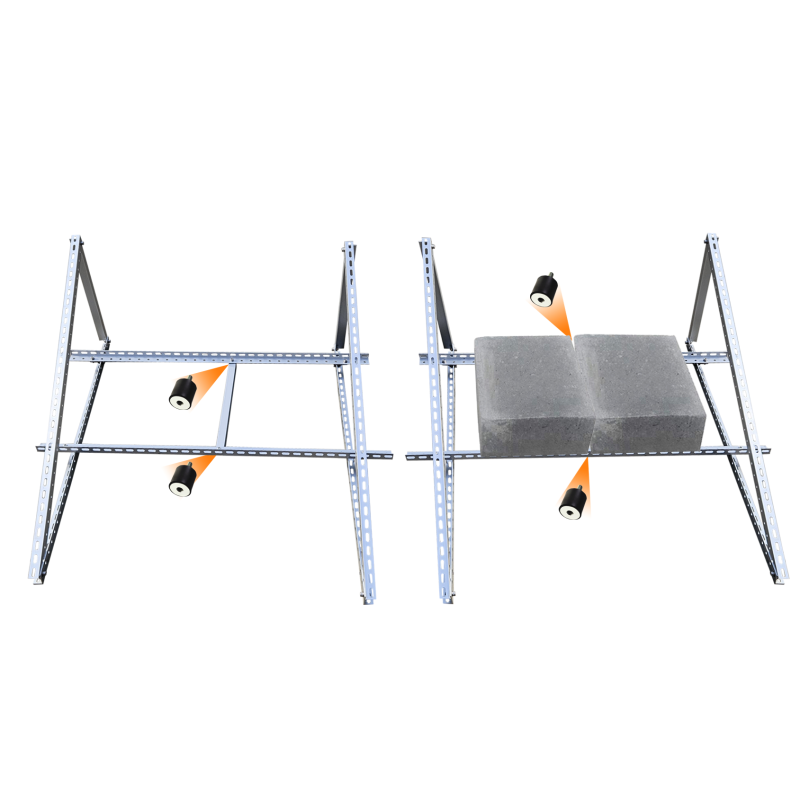 EKIERKI BALASTOWE NA 2 PANELE FOTOWOLTAICZNE 1180x525 REG. 0-90 ALU + 4 WIBRO