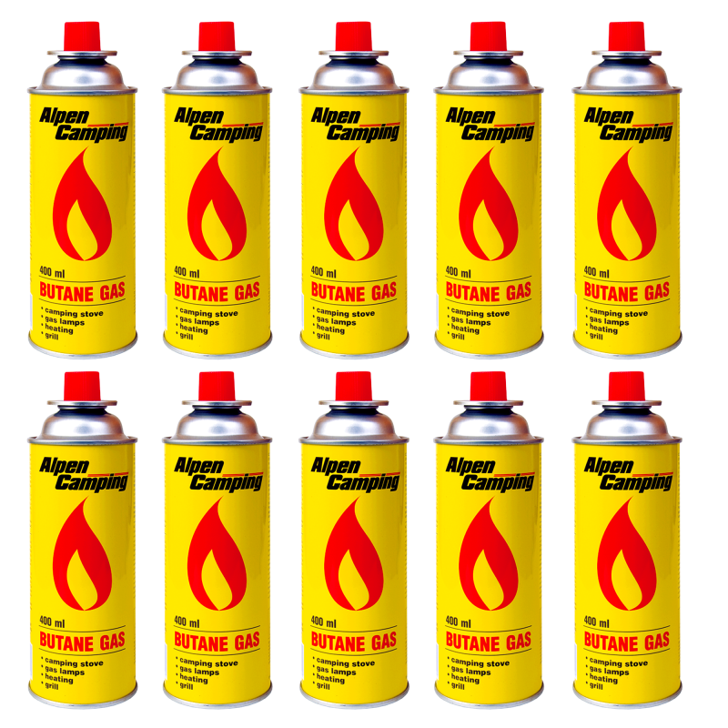 Kartusz Gazowy ALPEN CAMPING 227g x 10szt.