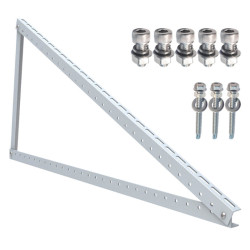 4x Ekierka, trójkąty regulowane 1180x525 do montażu paneli fotowoltaicznych 0-90
