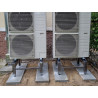 Podpora Stojak do pompy ciepła klimatyzatora podstawa SL500X+w INOX