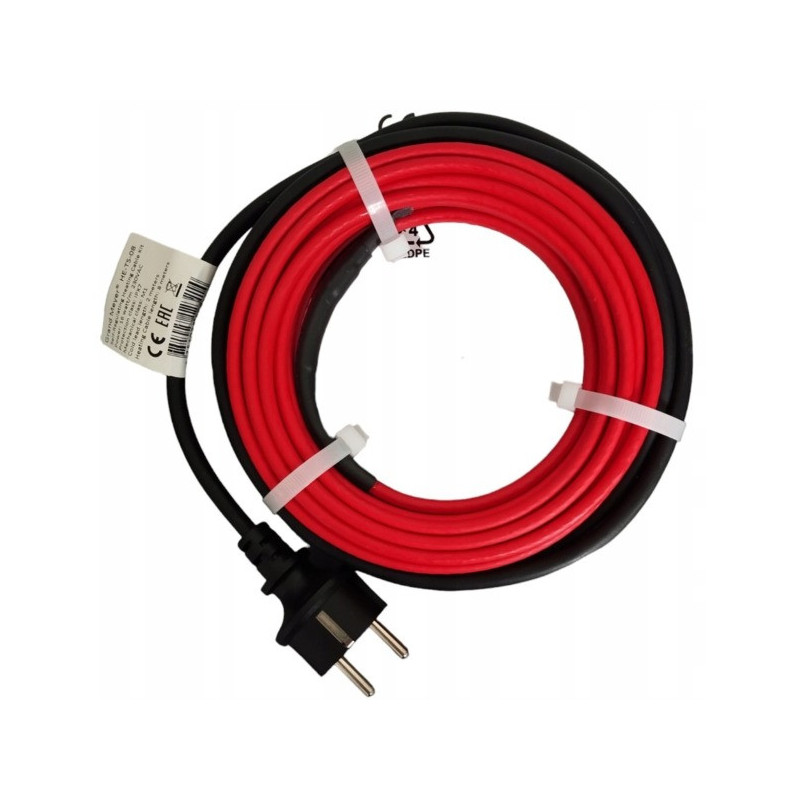 PRZEWÓD GRZEWCZY 2m / KABEL GRZEJNY 16W/1M 230V SAMOREGULUJĄCY 32W