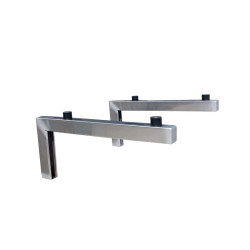 Podpora, stojak, podstawa ścienna pompy ciepła SLW300X+w INOX