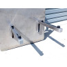 Podpora, stojak, podstawa ścienna pompy ciepła SLW300X+w INOX