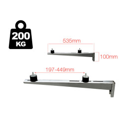 Podpora, stojak, podstawa ścienna pompy ciepła SLW200+w INOX