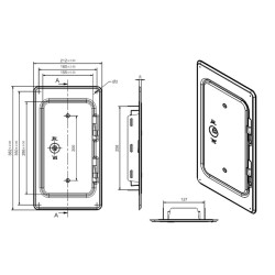 DRZWICZKI KOMINOWE UPMANN
