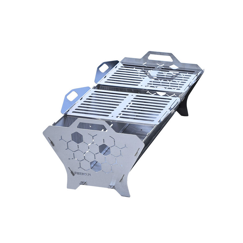 Grill ogrodowy TEXAS 50 nierdzewny