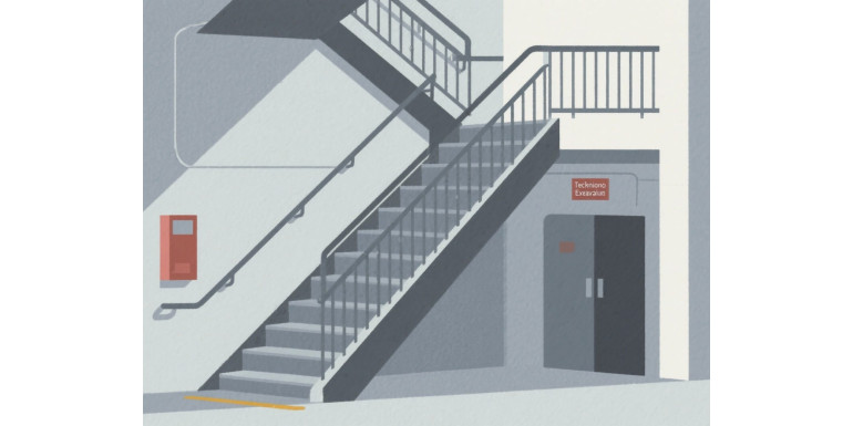 Schody techniczne i ewakuacyjne – jakie normy muszą spełniać?