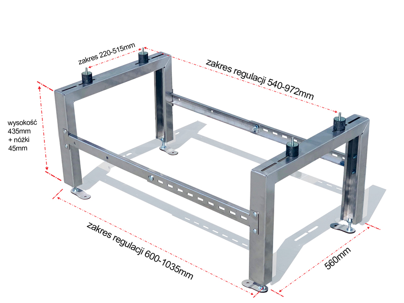 Podpora Stojak Do Pompy Ciep A Klimatyzatora Podstawa Sl Hx W Inox Pekabet